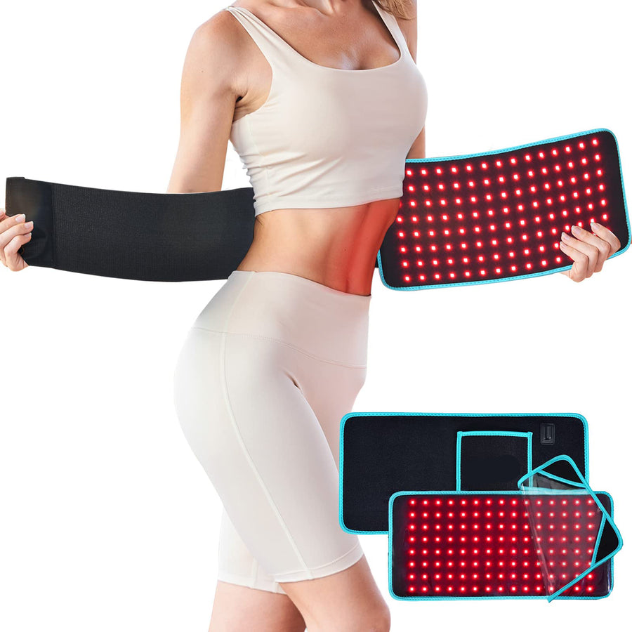 Theia Advanced Red Light Therapy Belt - 660nm:850nm Red+Infrared LED, 105pcs 5050 SMD LED - Pain Relief, Fat Reduction, Body Contouring