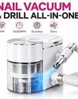 2-in-1 Professional Nail Drill & Dust Collector 35,000 RPM with 12kPa Suction