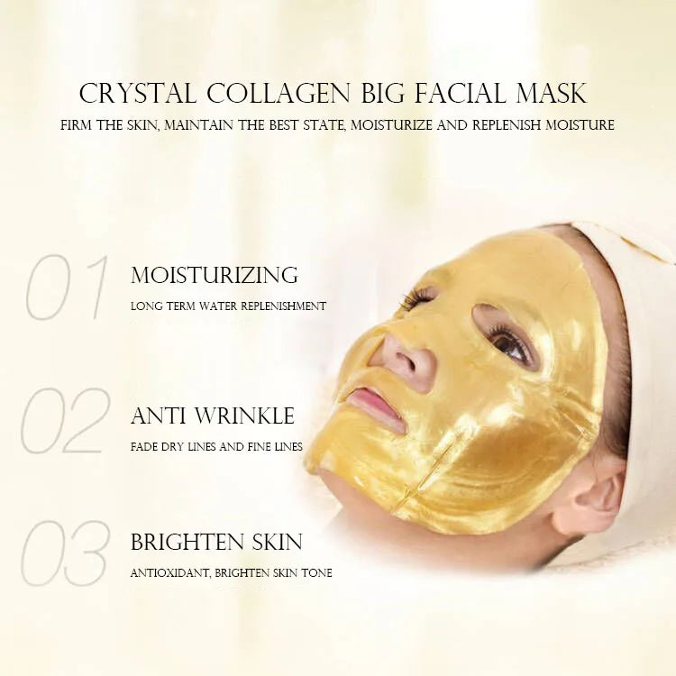 Golden Collagen Face Mask 10pcs