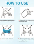 Collagen Hydrogel Neck Mask – 4 Pieces – Hydrating Neck Care