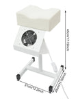 Pedicure Footrest with Dust Collector Fan – Adjustable Professional Nail Salon Leg Rest