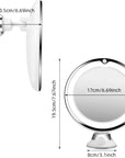 Theia Flexible 10x Magnifying Mirror LED Lighting Touch Screen