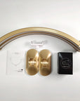 32" Professional Half Moon LED Nail Desk Lamp with Phone Holder – 48W Salon Light