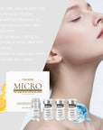 CollagenPeptide Micro-Roller Skin Renewal System – 0.25mm Acetyl Hexapeptide, Collagen & Hyaluronic Acid Facial Kit