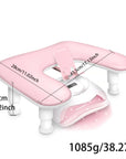 Adjustable U-Shaped Nail Arm Rest – Professional Manicure Hand Rest with Phone Holder
