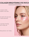 Caffeine Collagen Hydrogel Under Eye Patches – 60 Pieces / 30 Pairs – Pink