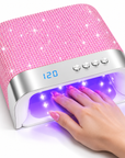 Diamond UV/LED Nail Lamp – 36 LEDs, Automatic Sensor, Digital Timer & Removable Magnetic Base