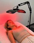 660nm Red Light & 850nm Near-Infrared Therapy Panel with Adjustable Stand – Dual Wavelength LED Lamp