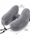 Ergonomic Inflatable Travel Neck Pillow – Adjustable Comfort for Every Journey