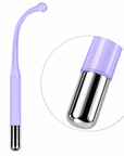 High Frequency Glass Point Electrode – Curved Purple Replacement Attachment for Facial Beauty Devices