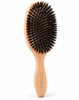 Natural Boar Bristle Hair Brush – Premium Wooden Oval Hair Brush