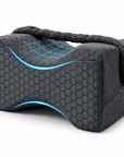 Ergonomic Memory Foam Knee Pillow for Side Sleepers with Adjustable Strap – Leg Support Cushion