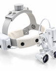 2.5X/3.5X Binocular Headband Magnifying Loupes with 5W LED Headlight