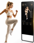 THEIA Fitness Magic Mirror – 43 Smart Touch Screen Fitness Mirror | Full HD IPS Display | WiFi Bluetooth | Home Gym Workout Mirror