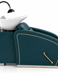 Luxury Backwash Shampoo Chair with Ceramic Basin