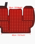 Red & Infrared Heat Therapy Shoulder Pad 660nm & 850nm | Dual-Chip LED Wearable Wrap for Upper Back & Shoulder Pain Relief, Muscle Relaxation