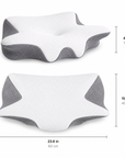 THEIA Ultimate Sleep Pro – Ergonomic Memory Foam Pillow for Neck Support & Spine Alignment