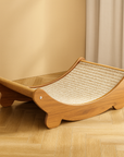 Theia Wooden Cat Scratcher & Bed