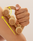 Wood Therapy Massage Roller – Deep Tissue Wooden Fascia Tool for Sore Muscles & Lymphatic Drainage