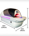 Luxury Infrared Spa Capsule Sauna Bed – Full Spectrum Phototherapy, Graphene Far Infrared, Ozone & Hydrotherapy Massage Pod