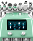 3D 8-in-1 Hydro Dermabrasion Facial Machine with Plasma, RF & Ultrasonic Therapy