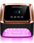 Professional UV LED Nail Lamp – Rechargeable 57 LED Nail Dryer for Gel Polish Curing
