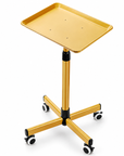 Professional Adjustable Beauty Salon Trolley with Aluminum Tray & Wheels – Gold