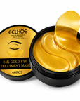 24K Gold Hydrogel Under Eye Patches – 60 Pieces / 30 Pairs – Hydrating Eye Care