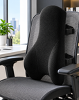 Ergonomic Full Back Memory Foam Lumbar Support Cushion – Adjustable Office Chair Back Pillow