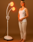 Theia Infrared Relief Pro – Dual-Head Heat Therapy Lamp with Stand