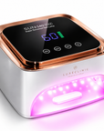Professional UV LED Nail Lamp – Rechargeable 57 LED Nail Dryer for Gel Polish Curing