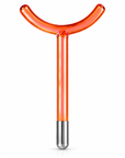 High Frequency Glass Y Electrode – Orange Replacement Attachment for Facial & Neck Beauty Devices