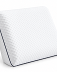 Ergonomic Memory Foam Bed Pillow – Ventilated Contour Sleeping Pillow with Washable Cover