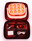 Red Light Therapy Panel Features 12 Leds for Effective 660nm/850nm Wavelength Treatment Infrared Led Light Panel