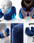 Ergonomic Inflatable Travel Neck Pillow – Adjustable Comfort for Every Journey