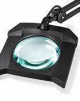 Professional LED Magnifying Lamp 9002LED – 3D/5D Glass Lens, 1200 Lumens, Adjustable Swing Arm