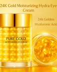 24K Gold Niacinamide Skincare Set – Anti-Aging Serum, Collagen Eye Cream & Dark Circle Remover