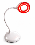 620nm Red Cordless Table Lamp – Dimmable LED Desk Light with 3 Brightness Levels