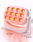 Red Light Therapy Panel Features 12 Leds for Effective 660nm/850nm Wavelength Treatment Infrared Led Light Panel