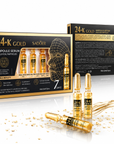 24K Gold Hyaluronic Acid Facial Ampoule Collection – Intensive Hydration & Radiance Skin Treatment