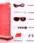 Red Light Therapy Panel – 432 LEDs, Touch Screen, 8 Wavelengths | Elite Red Light Therapy