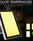 SAD Light Therapy Lamp 35000 Lux Seasonal Affective Disorder Therapy Lamp 3000K-6500K