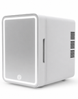 4L Cosmetic & Skincare Mini Fridge with LED Mirror – Portable Hot & Cold Beauty Fridge