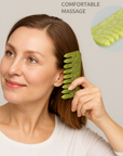 Theia Premium Natural Jade Gua Sha Comb Set – Multi-Shape Massager for Face, Scalp & Body