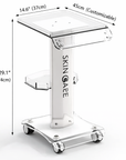 Beauty Spa Facial Salon Trolley Cart – Adjustable Professional Skincare Equipment with Wheels