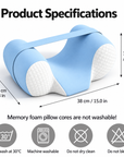 Memory Foam Side Sleeper Support Pillow with Adjustable Strap