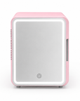 4L Cosmetic & Skincare Mini Fridge with LED Mirror – Portable Hot & Cold Beauty Fridge