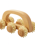 Wood Therapy Massage Roller – Deep Tissue Wooden Fascia Tool for Sore Muscles & Lymphatic Drainage