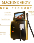 Professional 3-Wavelength 808nm Diode Laser Hair Removal Machine