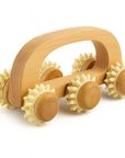 Wood Therapy Massage Roller – Deep Tissue Wooden Fascia Tool for Sore Muscles & Lymphatic Drainage
